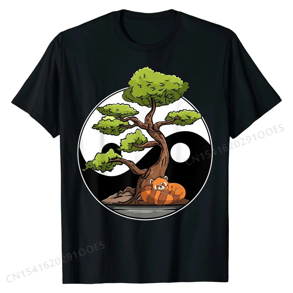 Yin Yang Bonsai Tao Taoism Spiritual Zen Meditate T-Shirt Tshirts Casual Rife Youth Tops Shirt Casual Cotton