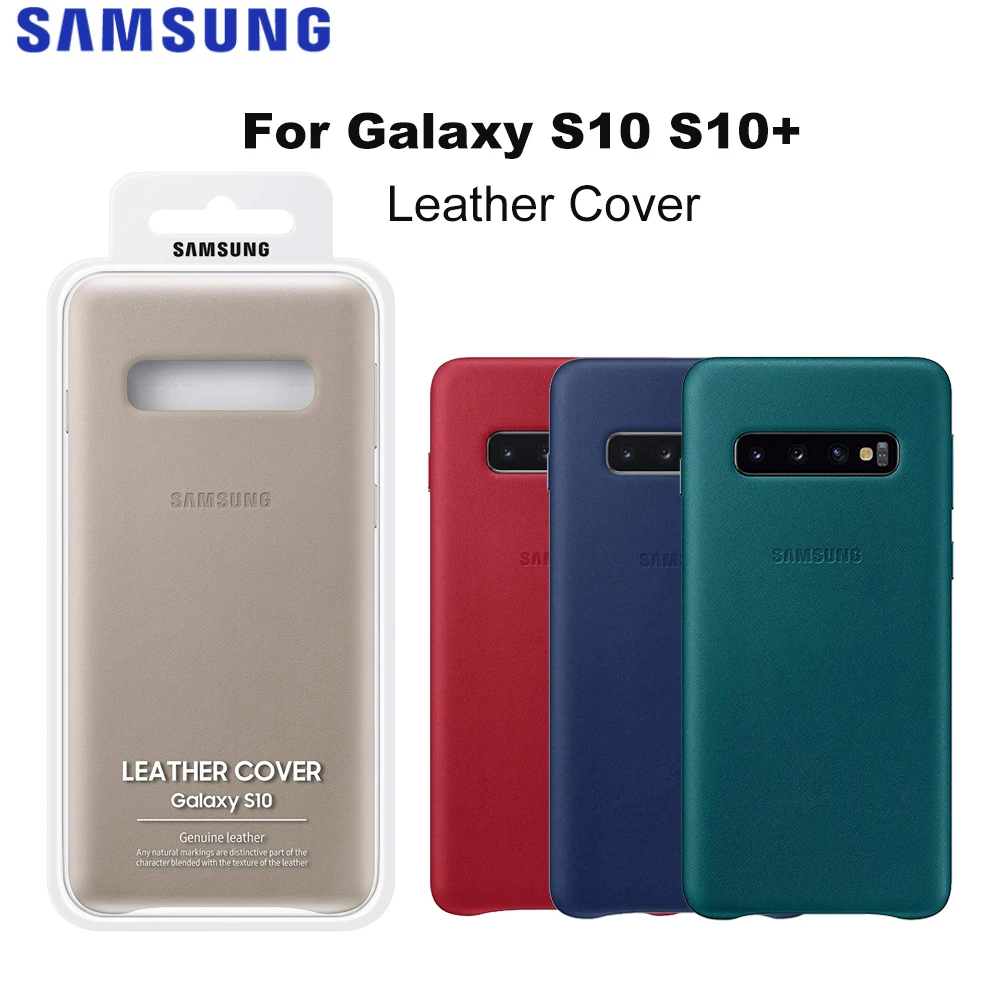 

Original Leather Case for Samsung Galaxy S10 S10+ Hardwearing Genuine Leather Phone Case High Quality Leather Protective Case