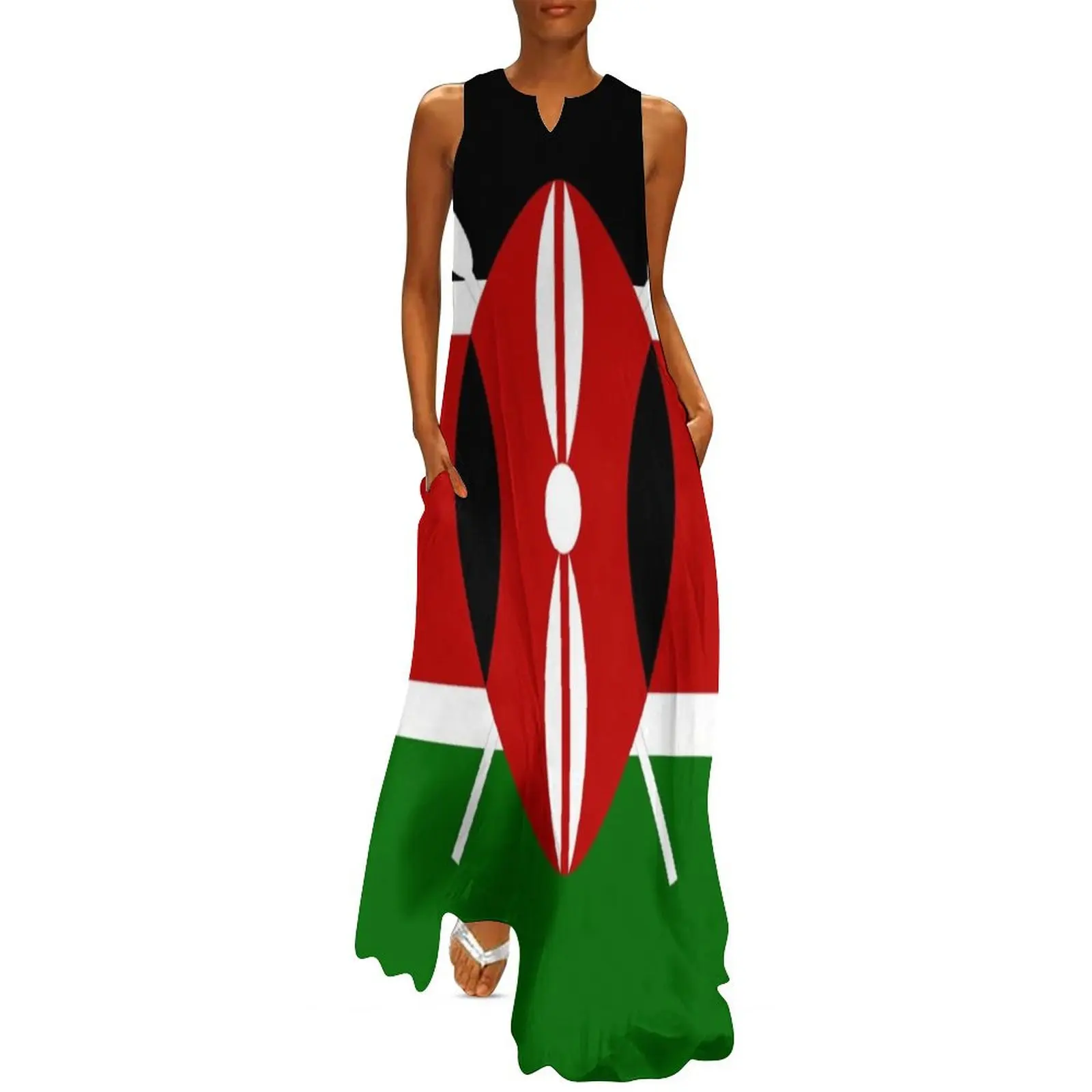 

Kenya Flag T-Shirt - Kenyan Nairobi Sticker Long Dress Bridesmaid dress woman women"s summer clothing 2024 dress party night