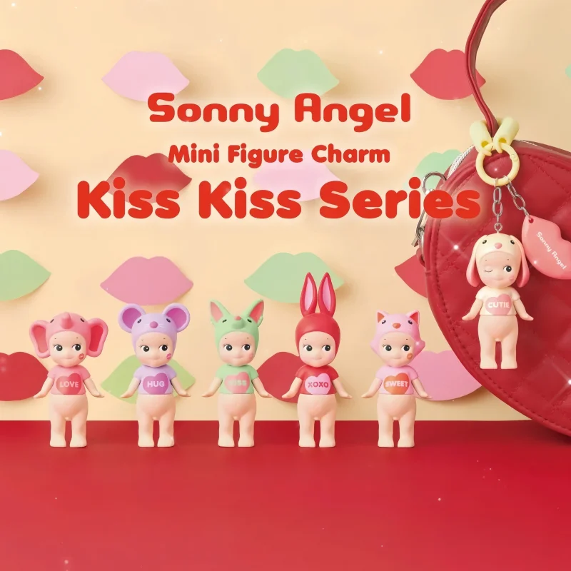 

2025 New Genuine Sonny Angel Kiss Kiss Series Blind Box Mini Figure Charm Mystery Box Desktop Decoration Birthday Gift In Stock
