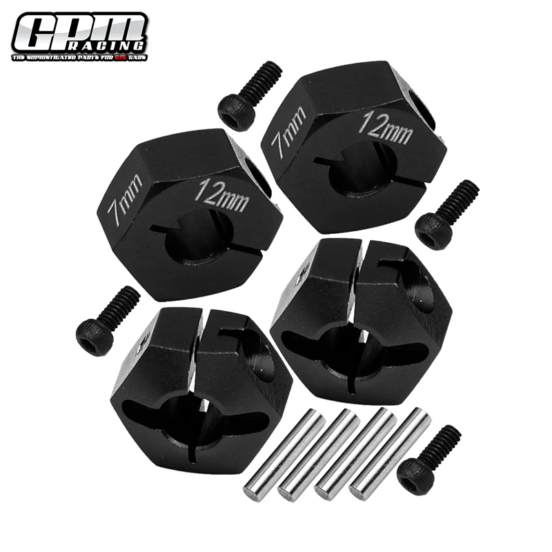

GPM 1/10 4WD FORD GT 4-TEC 2.0 TRAXXAS Alu Hex Adapters 7mm Thick