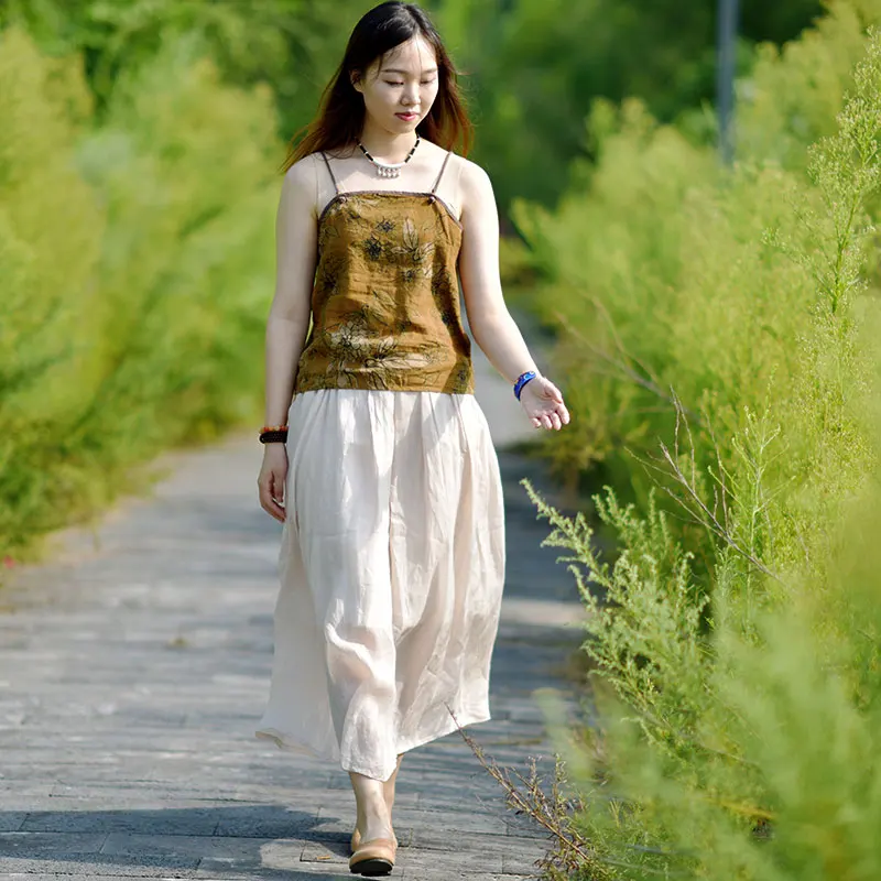 

Элегантная шелковая юбка миди Ele Pure: весенне-летняя/осенняя женская модная плиссированная юбка А-силуэта из тонкого шелка для офиса и повседневной носки