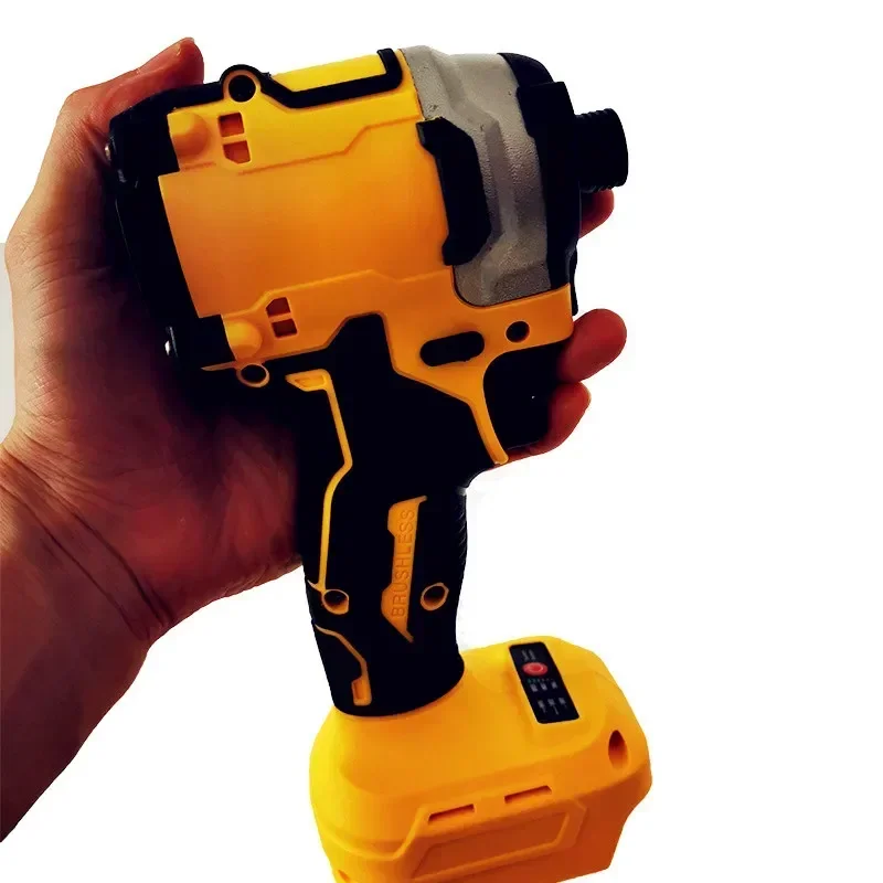 Imagem -06 - Brushless Impact Driver Chave de Fenda Elétrica sem Fio Broca de Velocidades 4-polegada Hex 3-led Light Bateria 20v 420n.m Dewalt