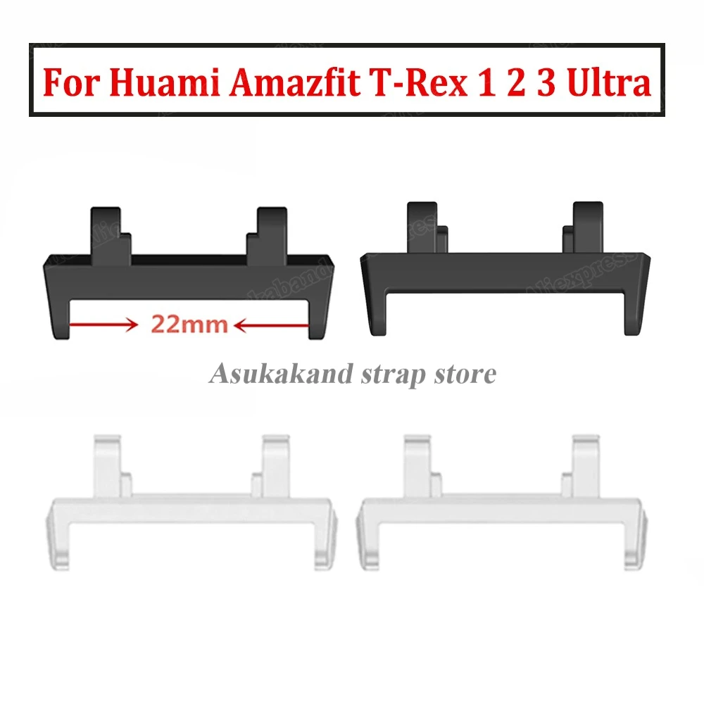2 stücke 22mm Edelstahl Uhr Stecker Für Huami Amazfit T-Rex 1 2 3 Ultra Rex2 Rex3 armband Metall Adapter Zubehör Werkzeug