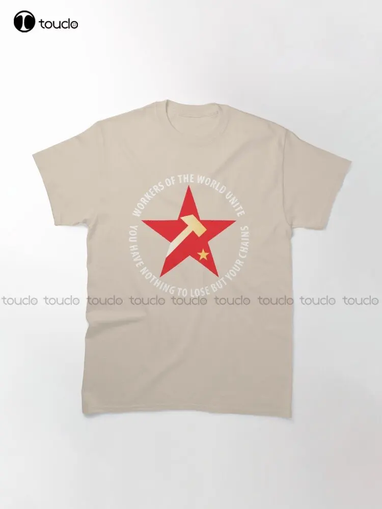 Workers Of The World Socialist Red Star Workers Of The World Unite Marxist Marxism Karl Marx Classic T-Shirt Xs-5Xl Unisex New