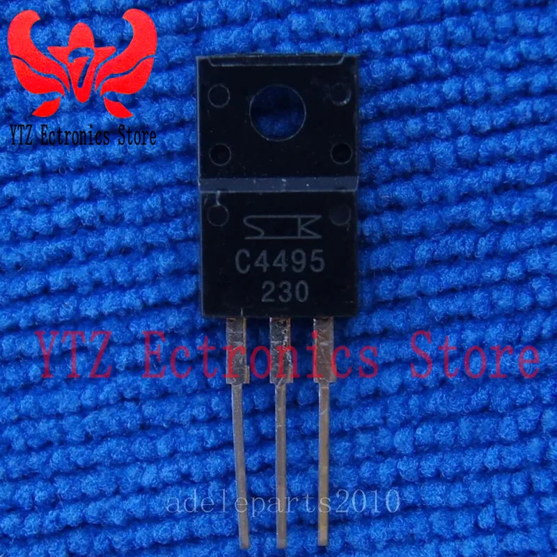 5 szt. 2SC4495 C4495 – NPN Tranzystor Bipolarny TO-220F 50 V, 3 A, 40 MHz – Pełna Recenzja Techniczna i Praktyczne Zastosowania