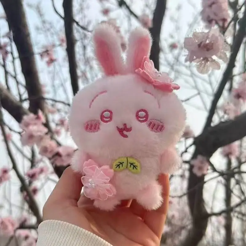 Usagi Spring Days Pink Cherry Blossom Cartoon Plush Stuffed Toy Crossbody Bag Decorative Cute Pendant Birthday Gift for Couples - view 4