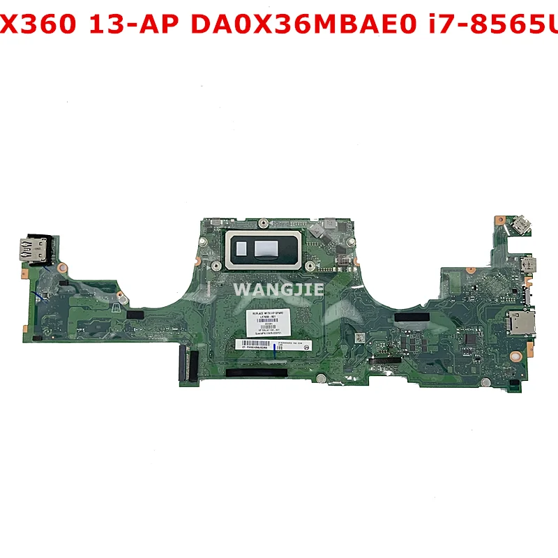 For HP SPECTRE X360 13-AP Motherboard L37640-601 L37640-001 L37638-601 L37638-001 DA0X36MBAE0 With i7-8565U + 8GB 16G RAM