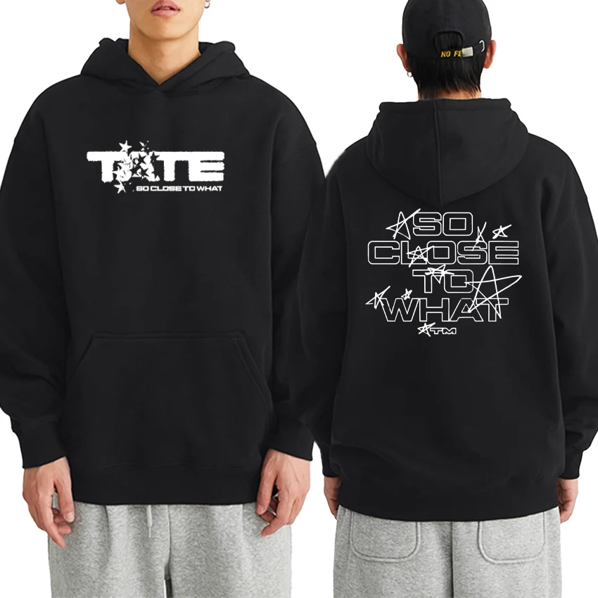 

High Quality Tate McRae Graphic So Close To What Album Hoodies Men Women zevity Fleece Vintage Oversized Unisex goth Sweatshirts
