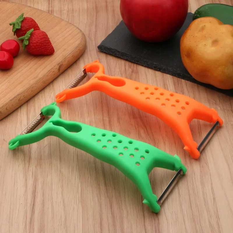 Hot Sale Multifunctional Peeler Vegetables Fruit Cutter Cucumber Carrot Potato Double Head Peelers Slicer Knife Kitchen Gadgets