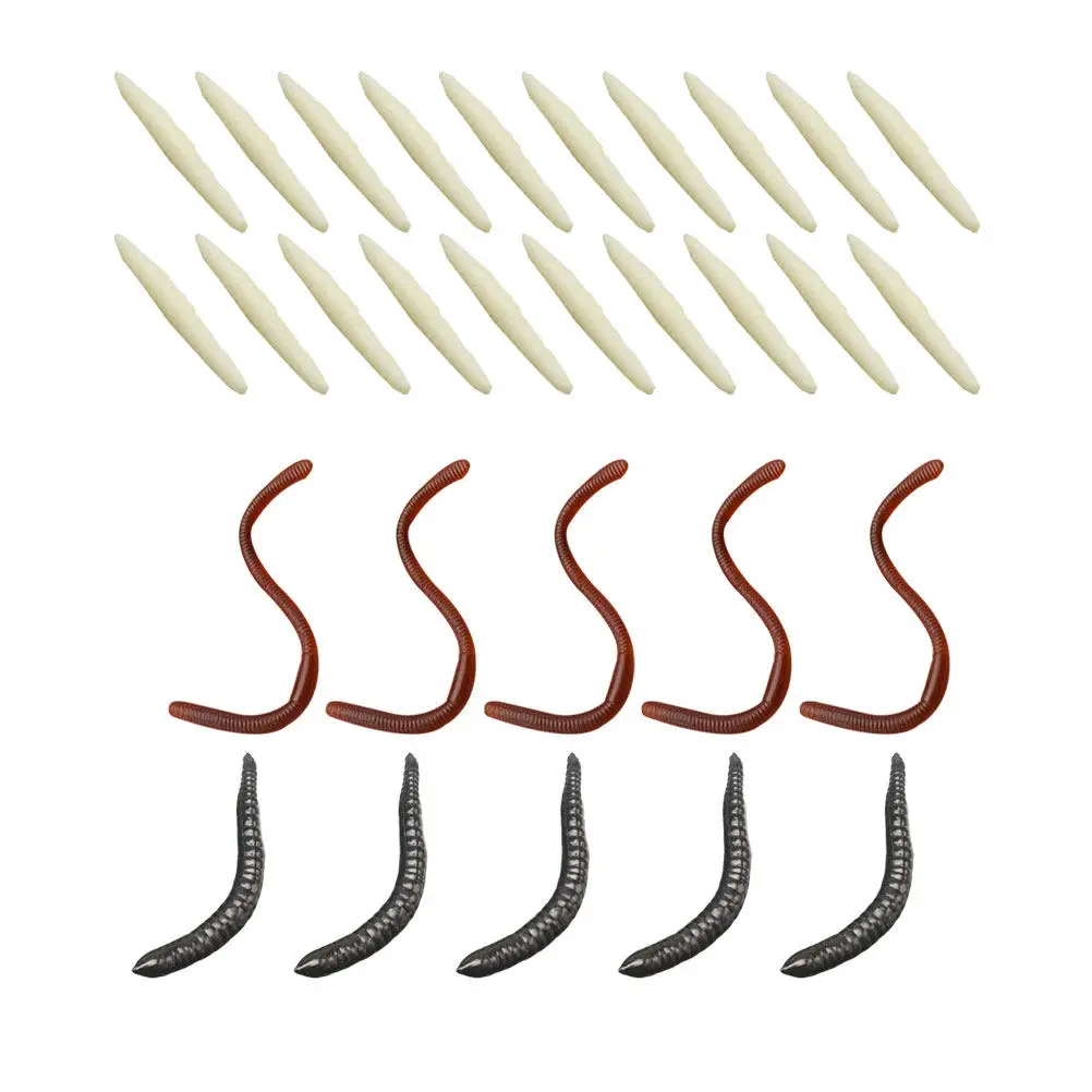 30Pcs Lifelike Artificial Worm Insect Props Premium PVC Material Scary Halloween Festival Crawling Horror Prank Cosplay Props