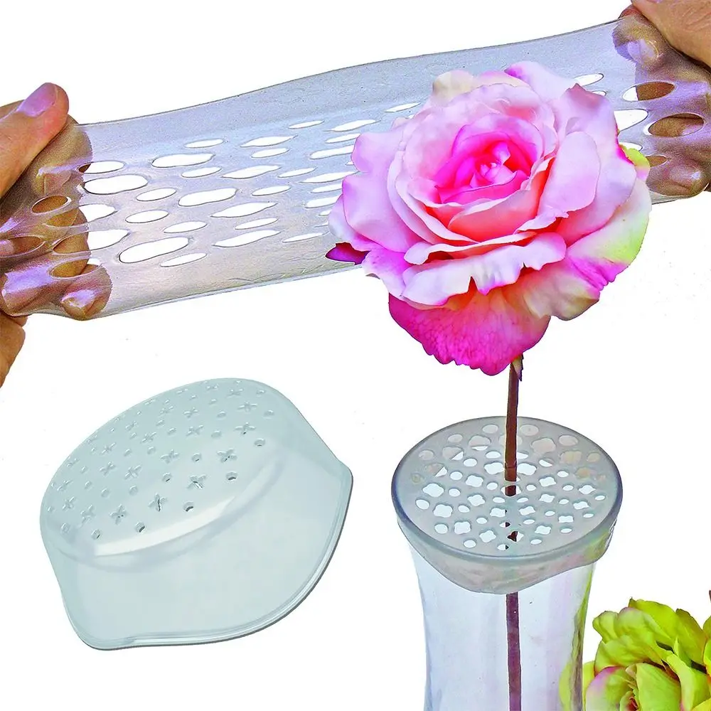 Flower Arrangements Supplies Flower Arranger DIY Arrangement Holder Self-sticking Bouquet Floral Arranger Reuseable