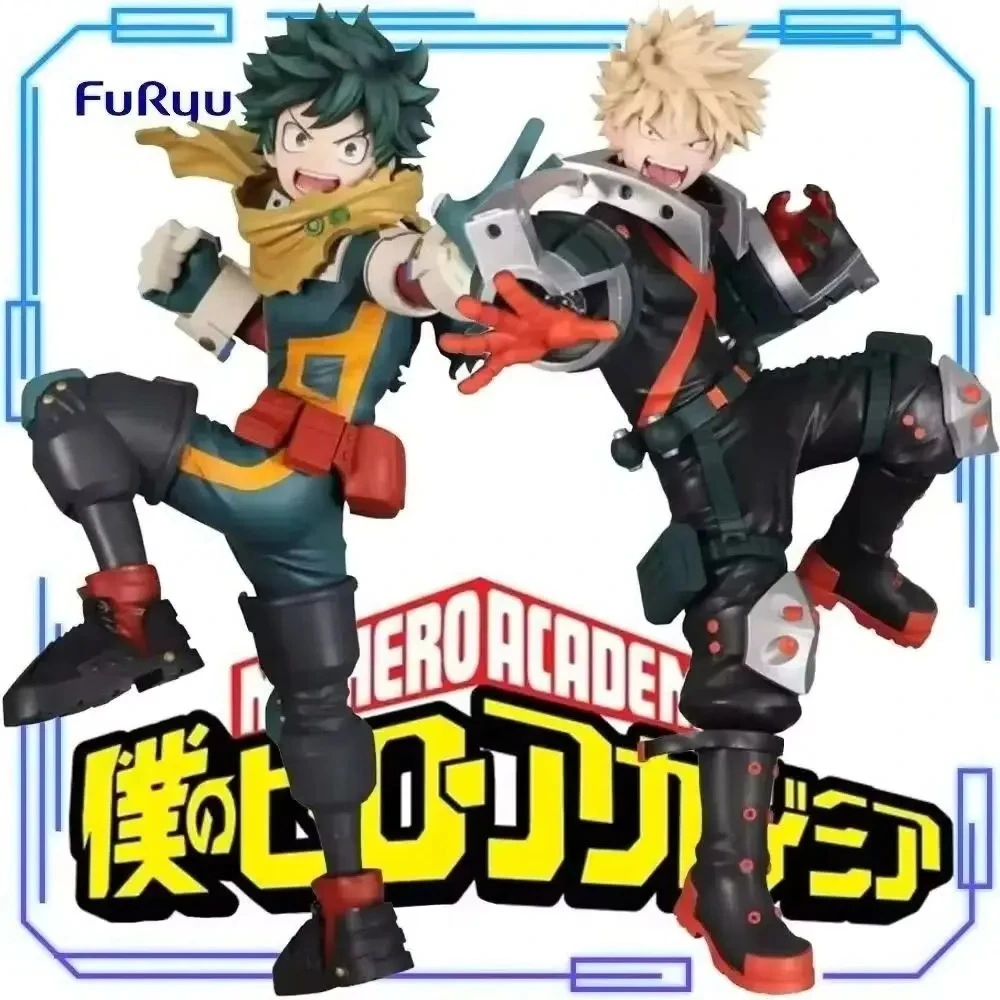 

In Stock FuRyu Original Genuine Anime My Hero Academia Midoriya Izuku Bakugo Katsuki 21cm Model Collection Toy Figures Xmas Gift