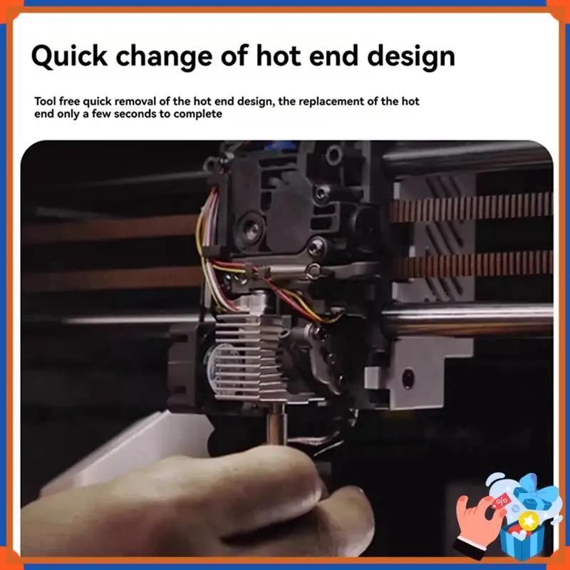 

Компактный комплект Hotend для 3D-принтера Anycubic Kobra S1C, печатающая головка J-образной головки с твердыми стальными насадками для Kobra S1C