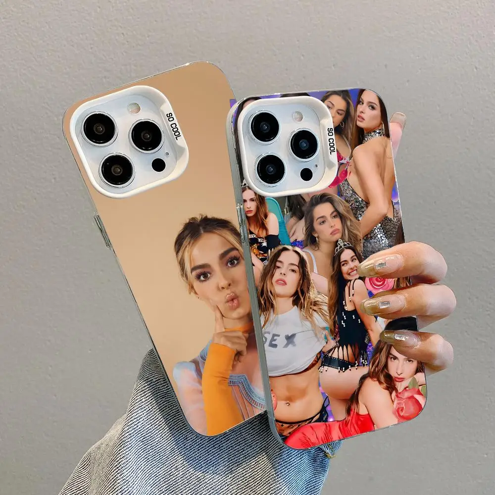 أديسون راي حافظة هاتف محمول آيفون 17 16 15 14 13 12 11 X XR XS 8 7 Air Pro Max Plus غطاء أبيض شفاف ملون #4