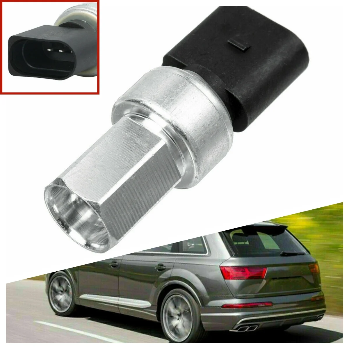 

D14326 3 Pins Air Conditioning A/C Pressure Switch Sensor For VW Audi Skoda Seat 1K0959126E Automotive Sensors Accessories