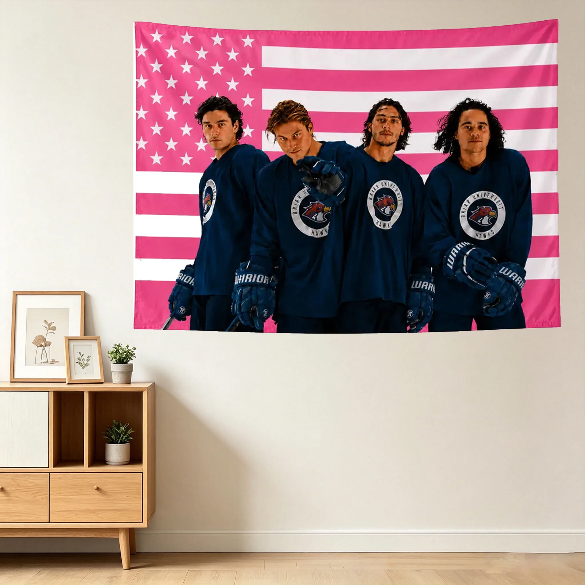TV Of Campus Buria University American Flag Tapestry Graham 44 22 DI LAURENTIS 66 Tucker 46 Bedroom Wall Decoration Tapestry