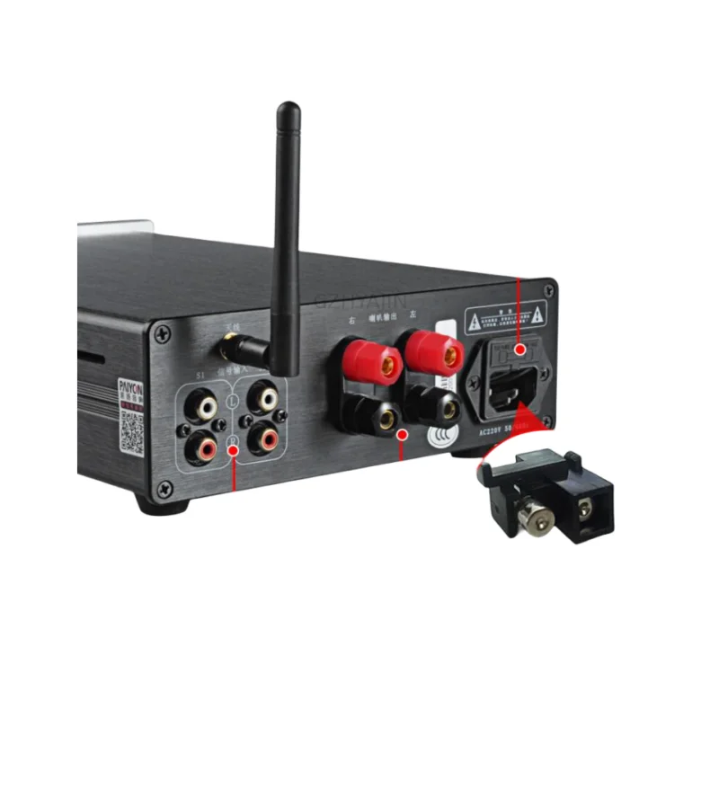 جديد 68 واط * 2 A200 مضخم صوت منزلي عالي الدقة ستيريو HIFI مضخم صوت احترافي للحمى النقية aptX بلوتوث 5.0