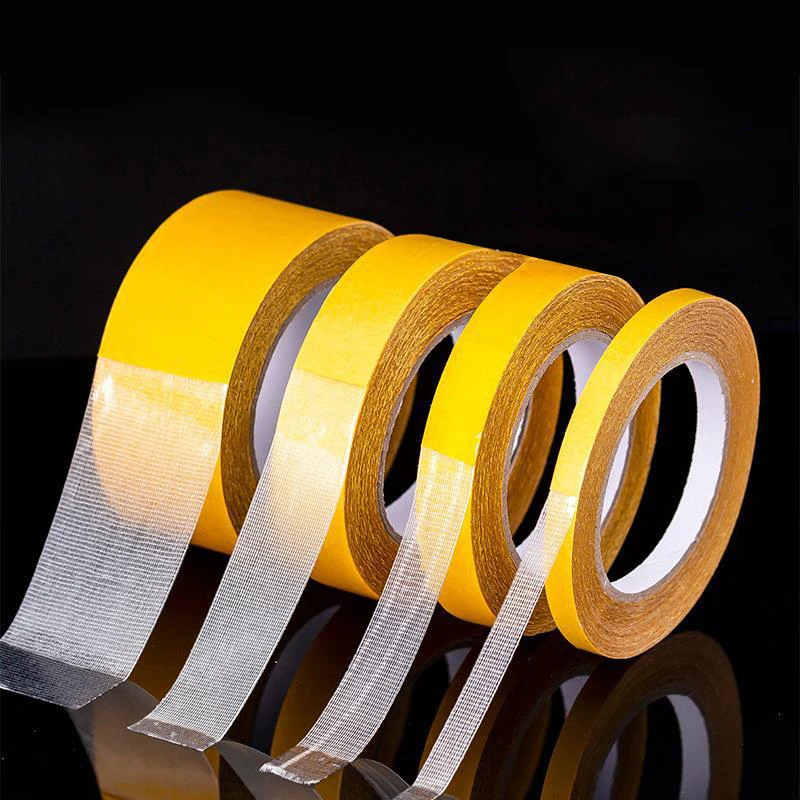 1Roll 10M Strong Fixation Double Sided Tape Translucent Mesh Waterproof Super Traceless High Viscosity Carpet Adhesive Tape Wide