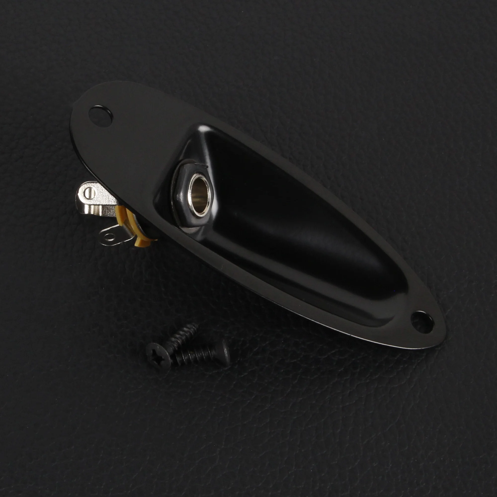 FLEOR 1pcs Boat Style Jack Guitar Output Jack Socket 1/4\
