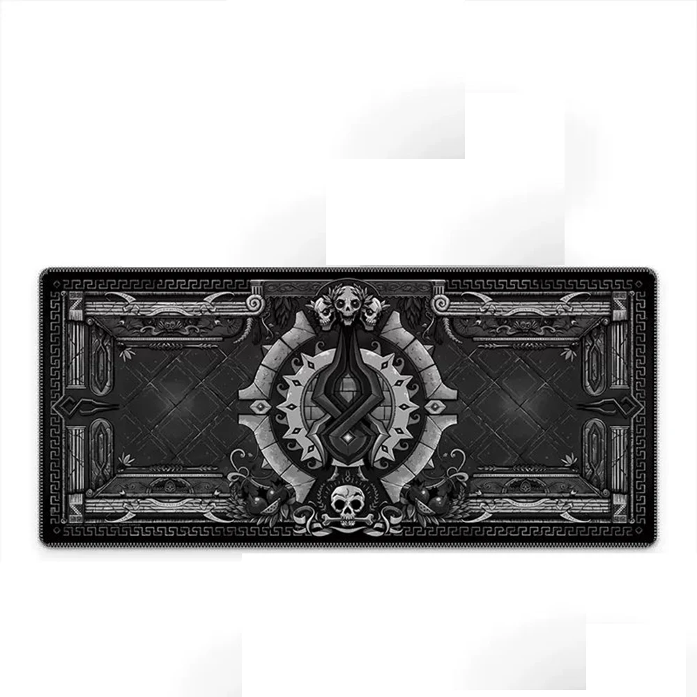 

Gray Hades Gaming Mouse Pad Laptop Keyboard Desk Pad Gamer Peripheral Non-slip Base Suitable for Computer Games and Office