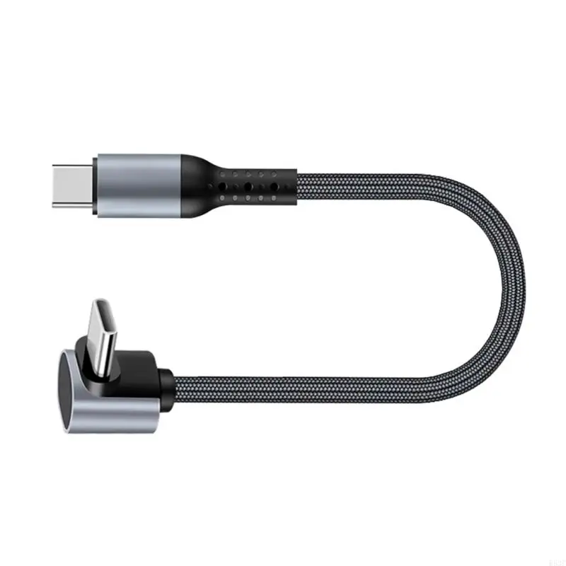 

652F USB C Fast Charging Cable Flat Nylon Wire 60W Powerful Support Fast Data Transmission Type C Cord