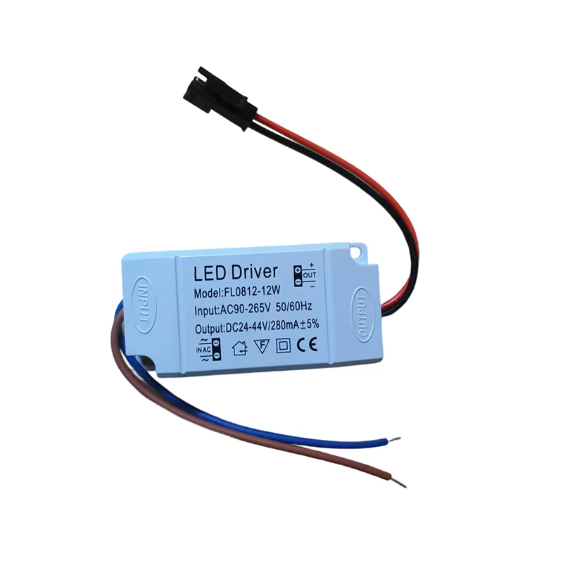 LED Power Supply 4-7W/8-12W/13-18W 280mA Driver Adapter With AC90-265V Lighting Transformer For LED Panel Light Downlight