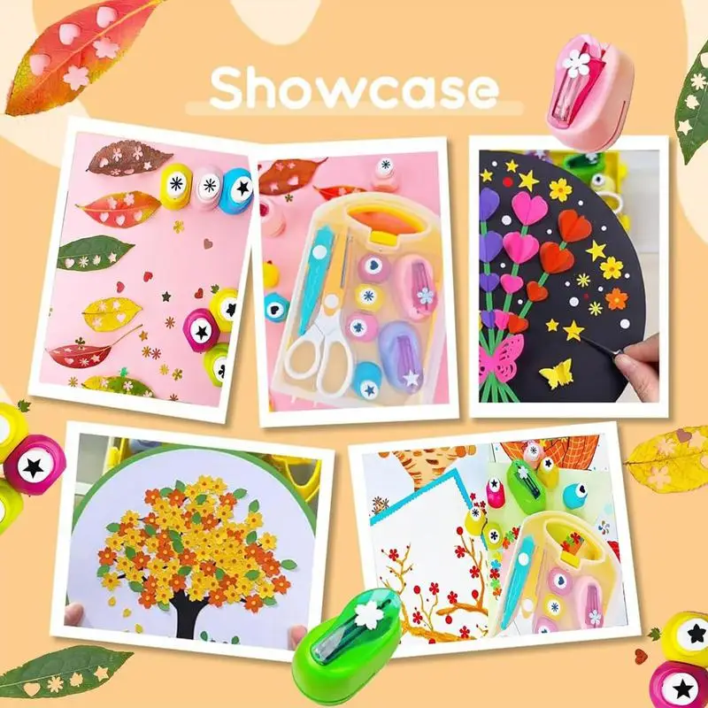 Puncher Craft Set Leaves Butterfly Star Heart Flower Punch Single Crafting Scrapbook Punches Shape Cutters For Greeting Cards