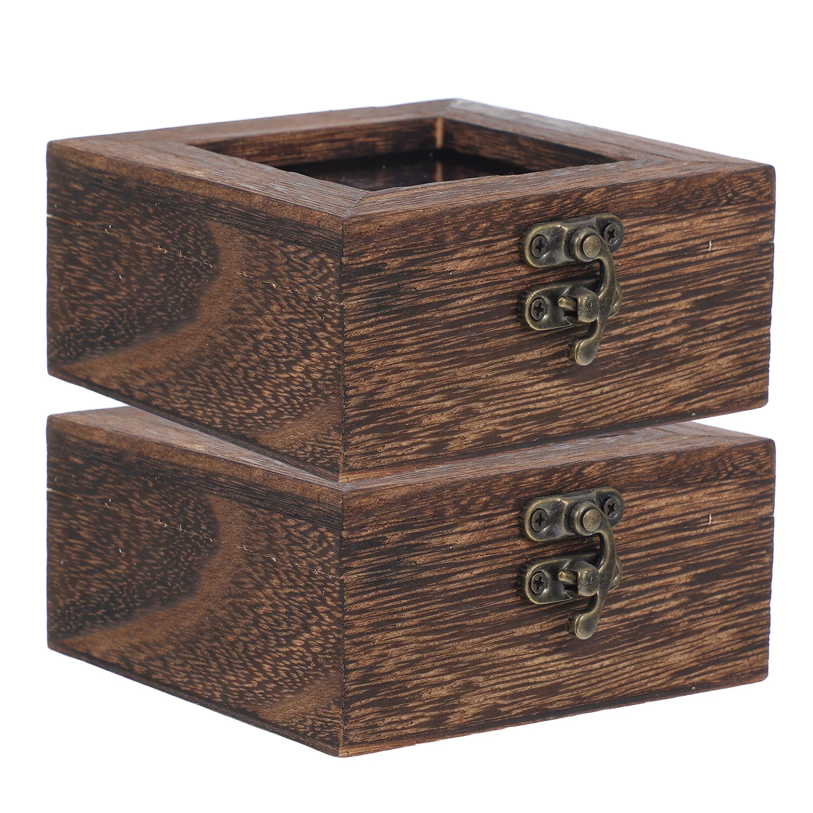 

2Pcs Specimen Display Box Rustic Wood Butterfly Insect Shadow Case for Collection Preservation Educational Exhibit Home Decor