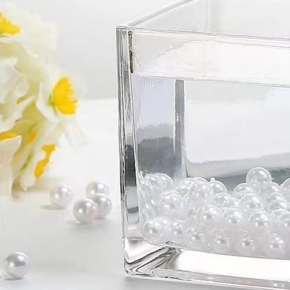Planter Transprent Square Glass Vase Geometric Cube Vase Fish Tank Office