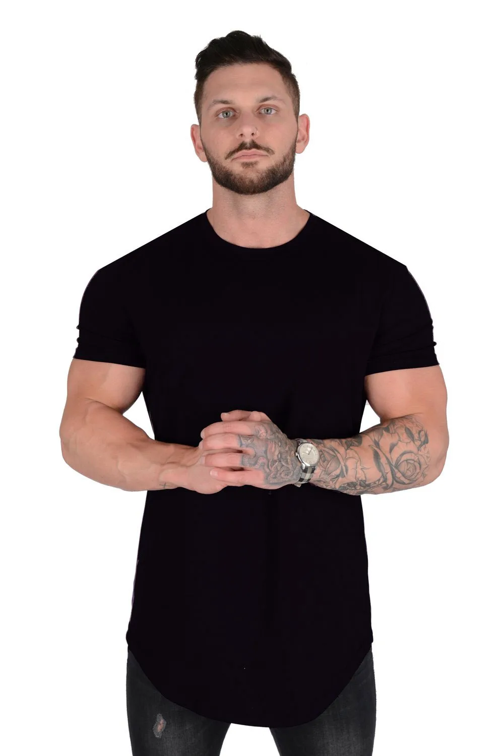 New Brand Gym Shirt Sport T Shirt Men Cotton Short Sleeve Running Shirt Men Workout Training Tees Fitness Tops Rashgard T-shirt