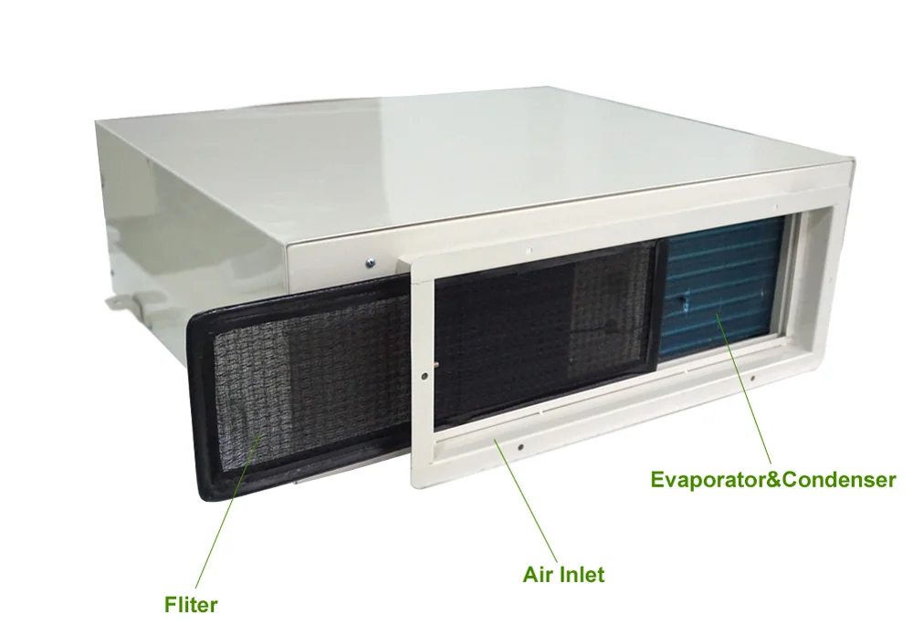 Ceiling Mounted Restoration Industrial Ducted Drain Portable Dehumidifier for Swimming