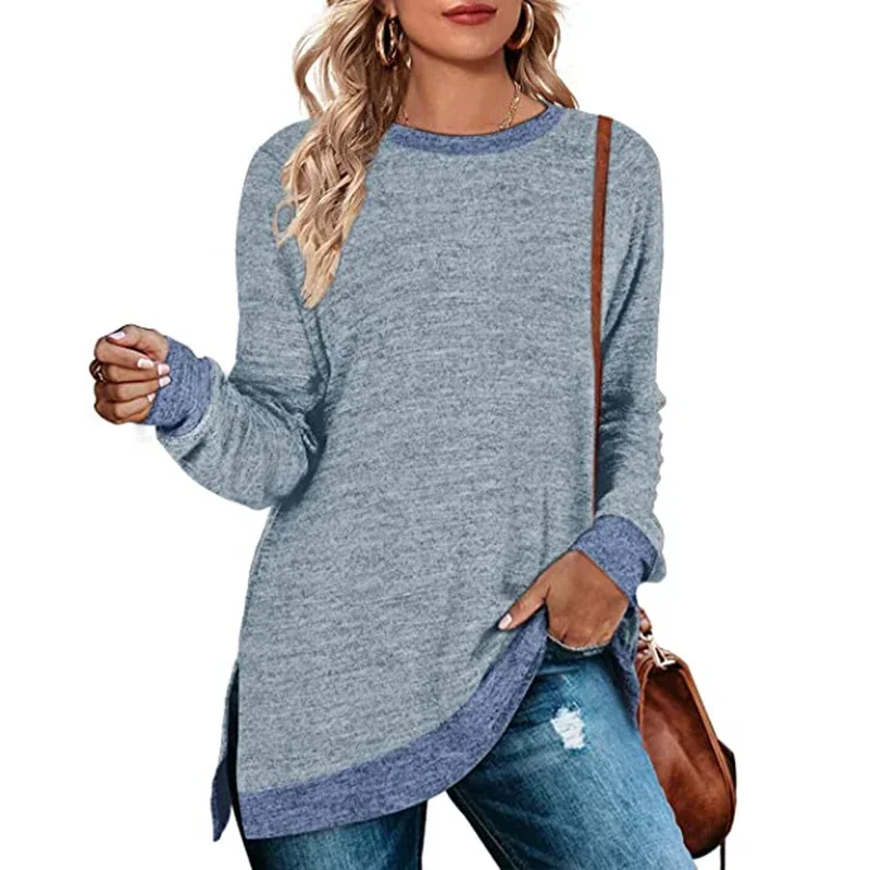 Women Long Sleeve Light Weight Sweater Shirt Tops