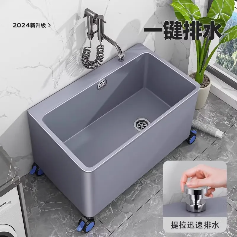 mop-pool-balcony-household-washing-mop-mobile-plastic-pool-sink-mop-bucket-new-small-ground-basin