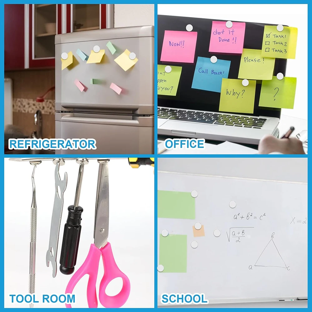 15x5mm iman Refrigerator magnets With double-sided tape DIY Office Whiteboard Workshop
