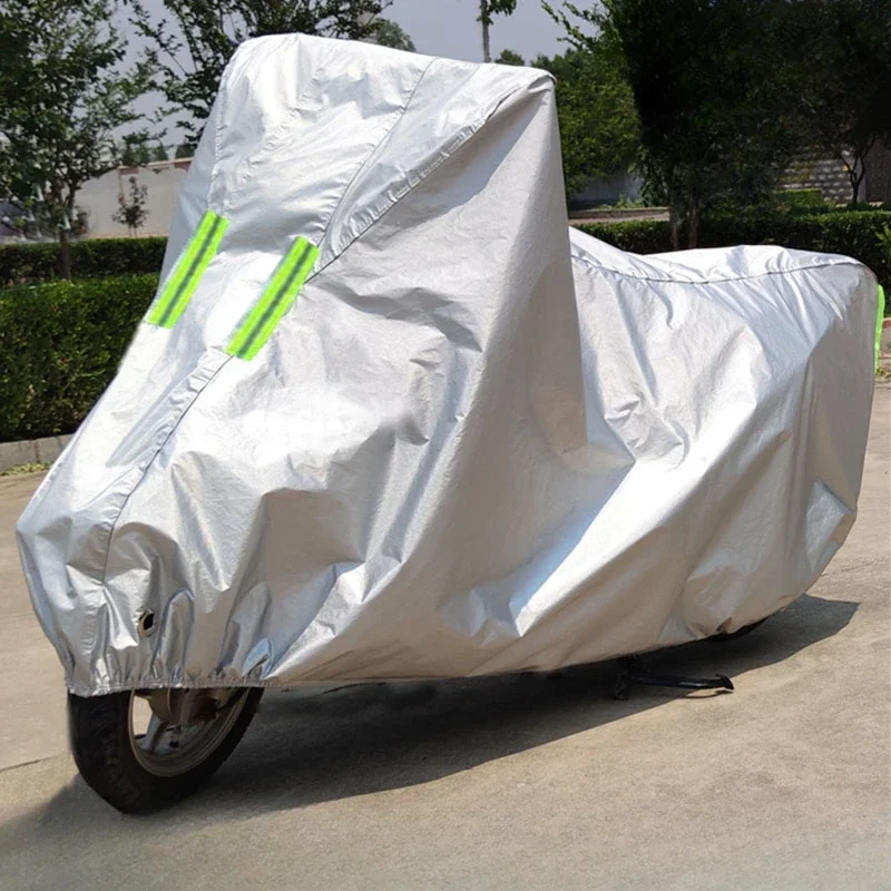 80% universal large pedal motorcycle clothing and car cover, sun protection and rainproof cloth cover