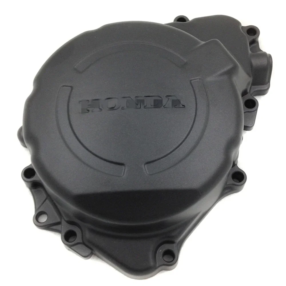 

LOGO Left Side Alternator Cover For Honda CBR900RR 1996-1999 CB900F 2002-2007 Black Aftermarket Motorcycle Parts