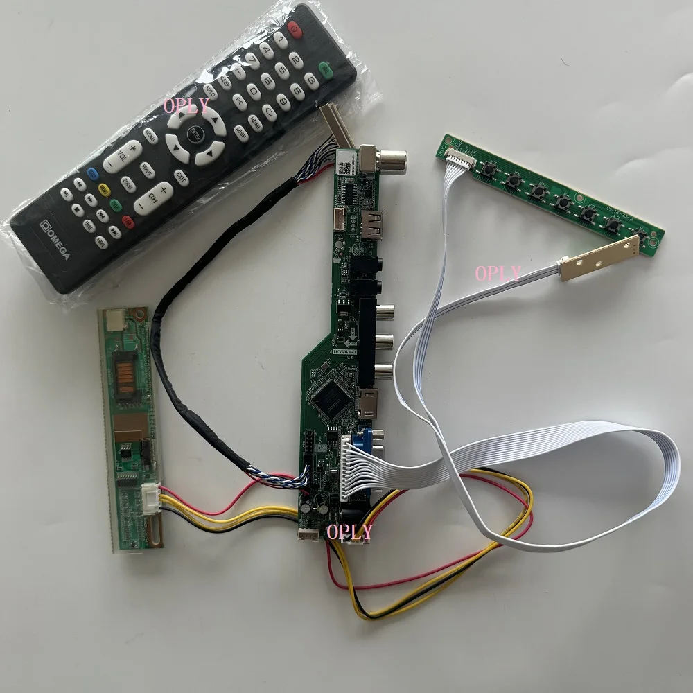 TV Controller driver board kit VGA HDMI-compatible AV USB RF for LTN141AT13 M141NWW1 1280X800 14.1" LCD panel screen LED monitor