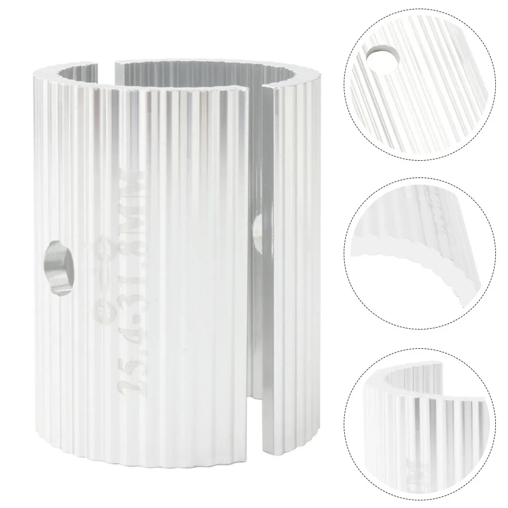 

2Pcs Bike Handlebar Stem Reducer Aluminum Alloy Shim Adapter for Handlebar Conversion Compatible with Mountain Road Cycling