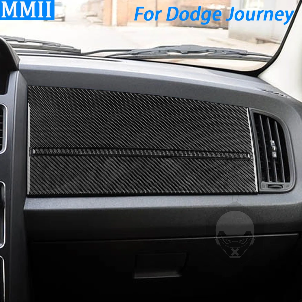 

For Dodge Journey 2009-2010 Carbon Fiber Co-pilot Dashboard Air Outlet Panel Decorative Cover Car Interior Accessories Sticker