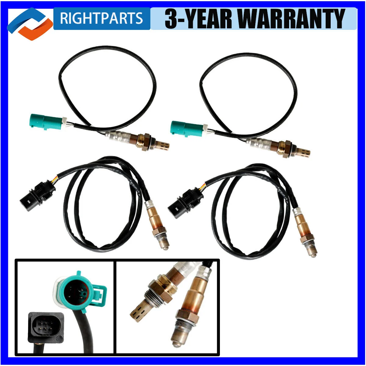 Upstream+Downstream Oxygen Sensor For Ford F-150 5.4L 6.2L 2009 2010 1S7F-9G444-BA 0258017025 1S7F9G444BA Air Fuel Ratio Sensor