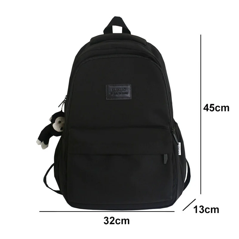 high school backpack student simple style Laptop Backpack large capacity School bags for women College Student bookbag