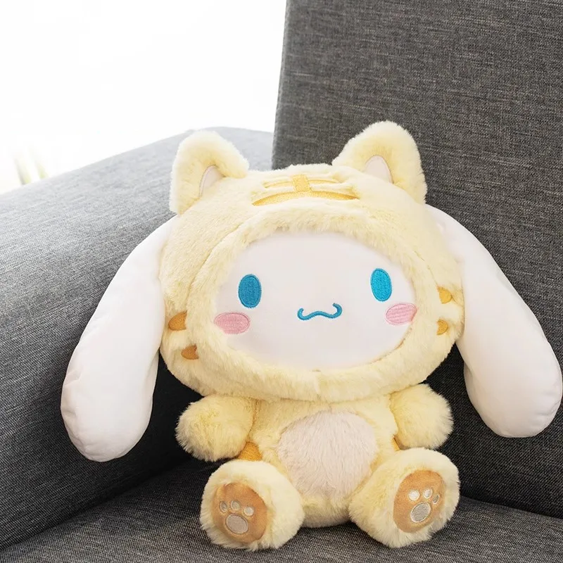 

Sanrio Kawaii Plush Toy Cinnamoroll Babycinnamoroll Cute Rabbit Bag Pendant Pillow Sofa Decoration Gift