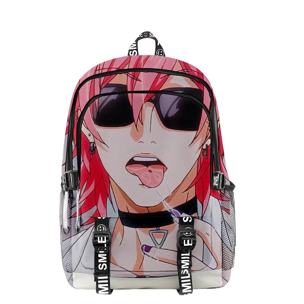 Yarichin B Club Primary Middle School Students Backpack Teenager Men Women Backpack Children Oxford Waterproof Cartoon Schoolbag