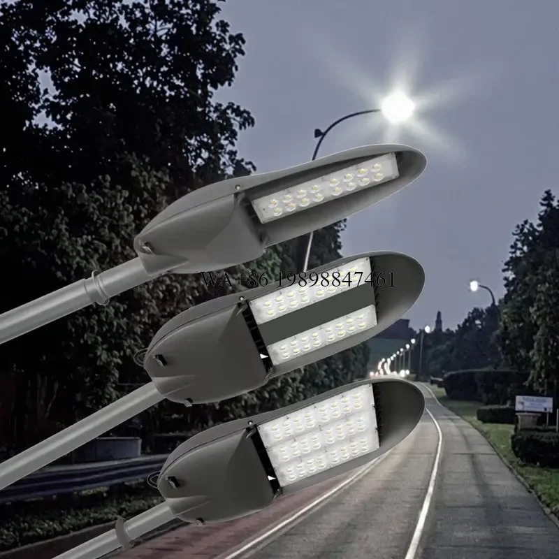 Wmwmnu for Meanwell 100W 150W 200W LED Street Light Outdoor SMD Aluminum Housing Photocell Smart European 5 Years Warranty