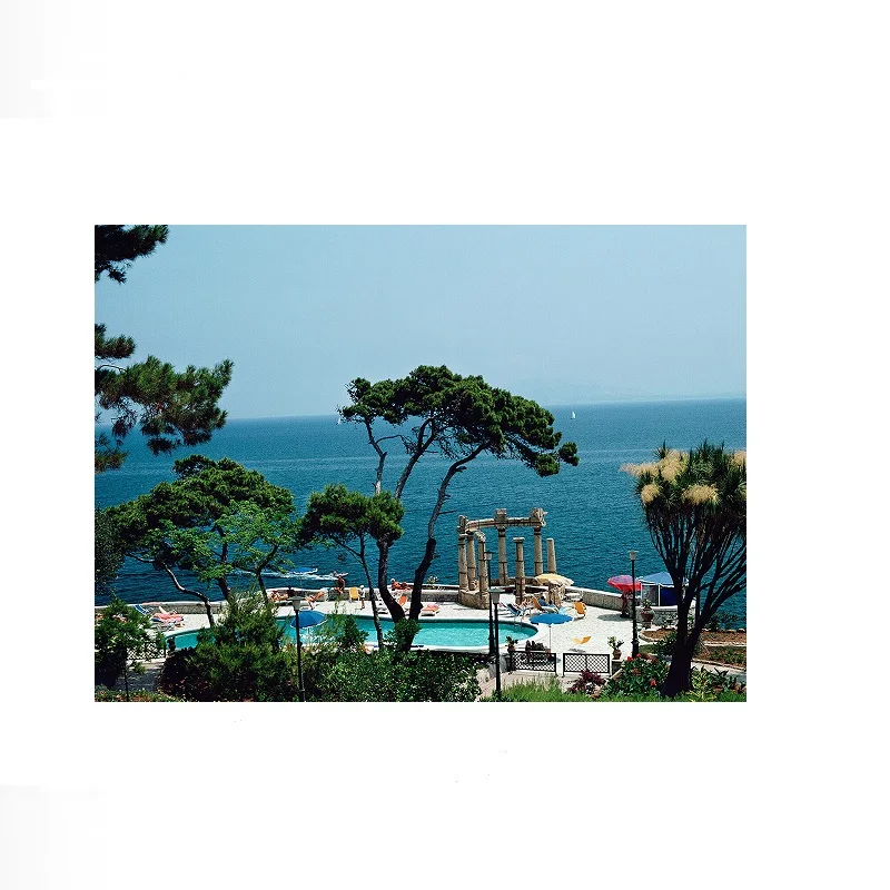 Slim Aarons 'Taormina', Print Art Canvas Poster, Living Room, Home Wall Decor Picture