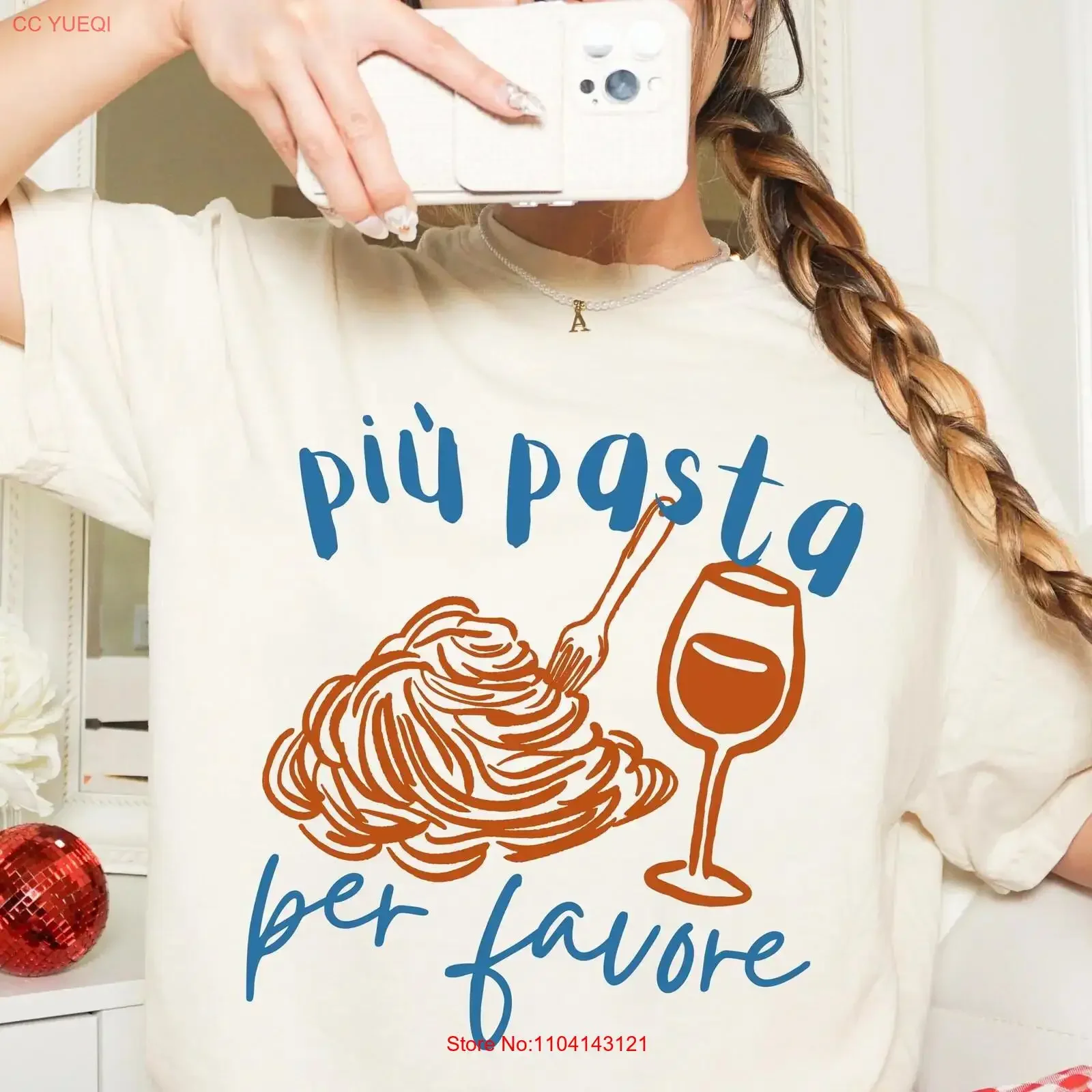 Spaghetti T Shirt Chef More Pasta For Nonna Italian Food Tomato Girl Summer Lover Fun Foodie Aesthetic Italy Retro vintage