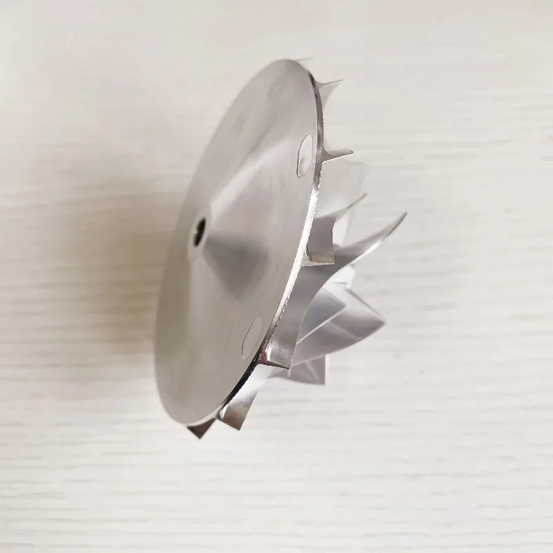 HX40 57,97/85,98 mm 7+7 bladen 3594834 Hoogwaardig aluminium 2618/frezen/bilet-compressorwiel