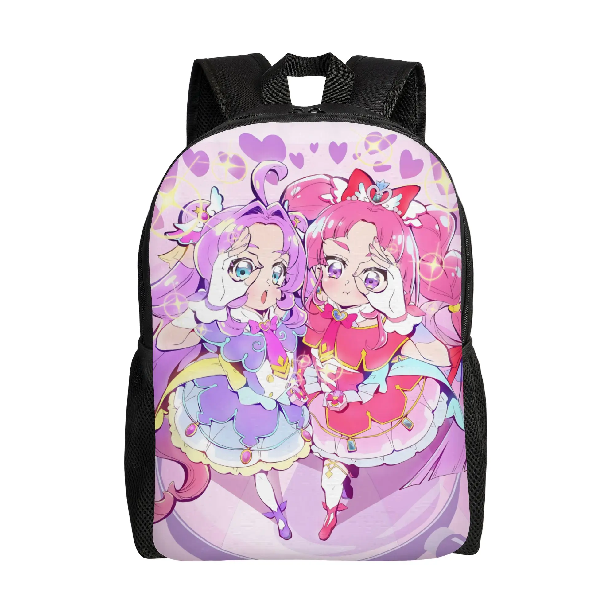 Pretty Cure backpack ita bag kpop lolita style mochila Adjustable Strap Journey Large Capacity Rucksack