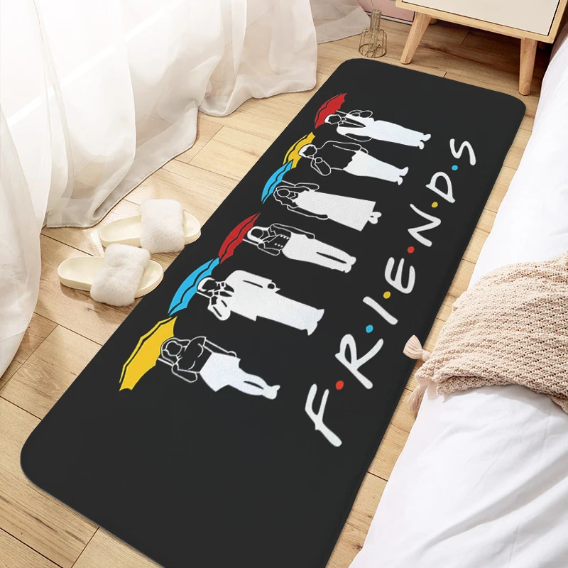

Friends tv Show Room Floor Carpet Anti Slip Kitchen Hallway Bedroom Rug Doormat Balcony Bathroom Foot Mat Home Decor Items